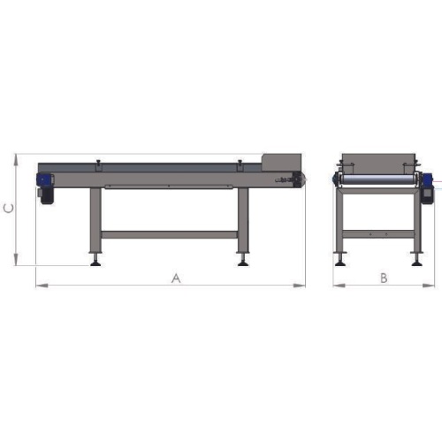 MESA DE SELECCION DE CINTA 2500 mm - Imagen 2