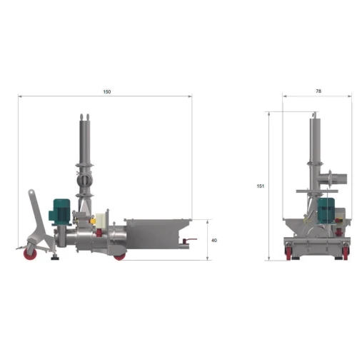 BOMBA PR.250/V HP.3 380 V.TF CON VARIADOR MECÁNICO - Imagen 2