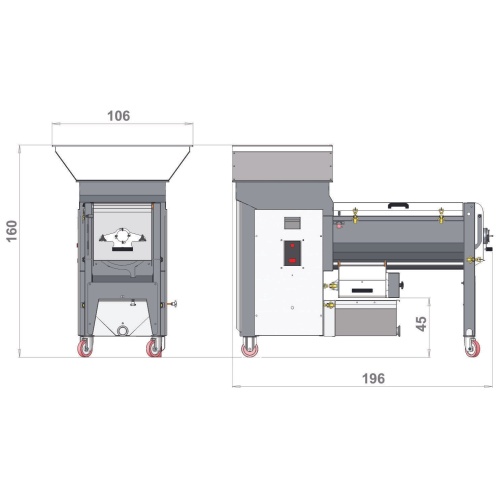 PRECISA 50 HP.3 50 HZ. 380 V. TF con batidor ajustable - Imagen 2